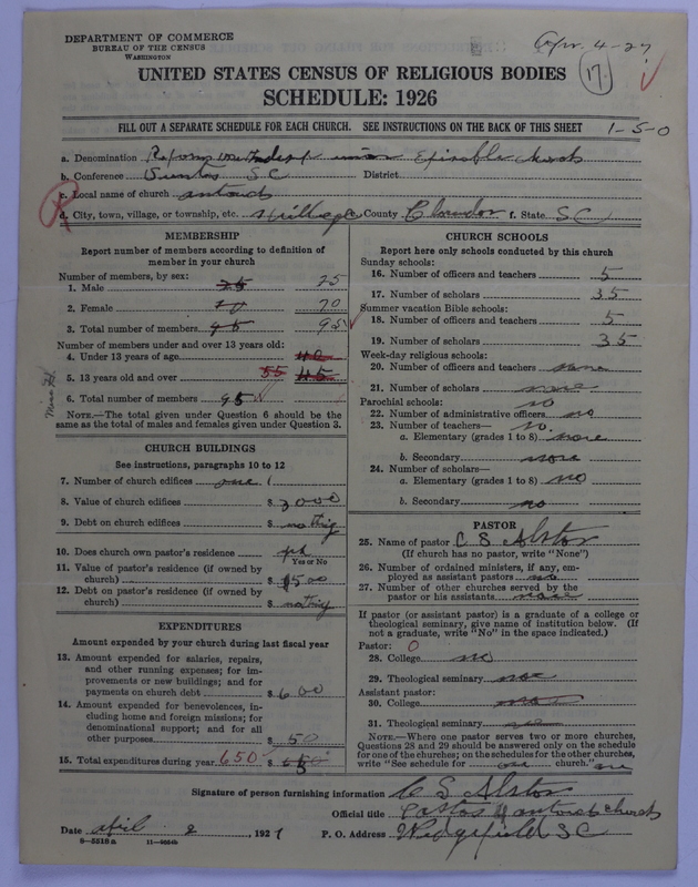 Scan of Reformed Methodist Union Episcopal Church: 17
