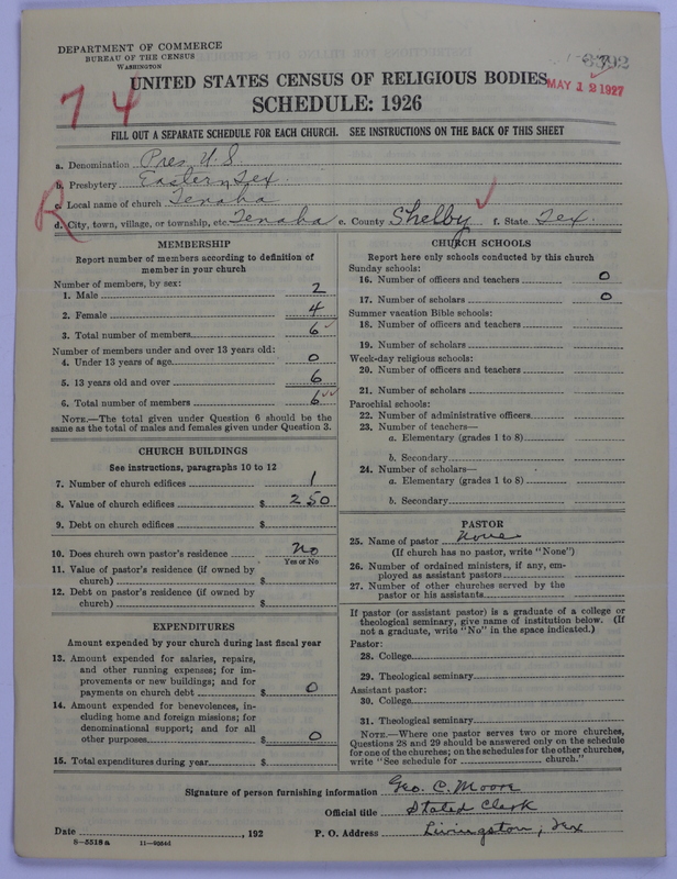 Scan of Presbyterian Church in the United States: 3392