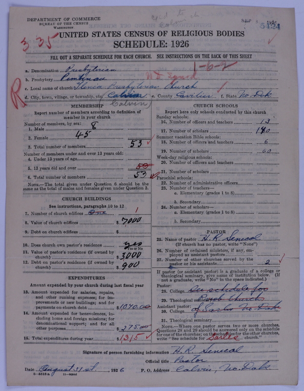 Scan of Presbyterian Church in the United States of America: 5424
