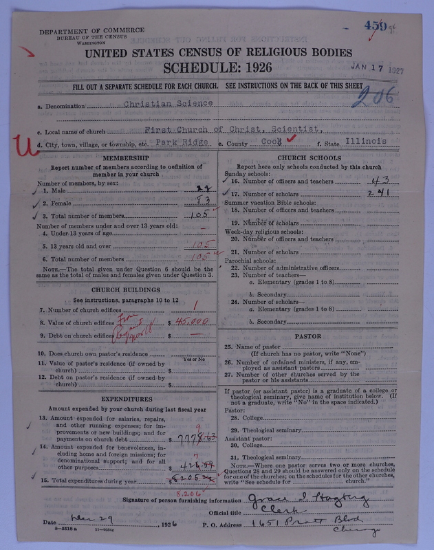 Scan of Church of Christ, Scientist: 459