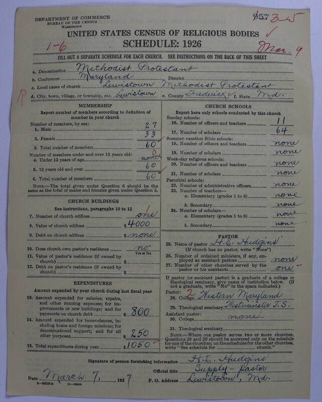 Scan of Methodist Protestant Church: 957