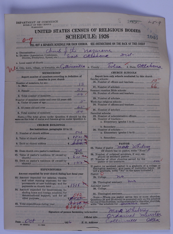 Scan of Church of the Nazarene: 1040