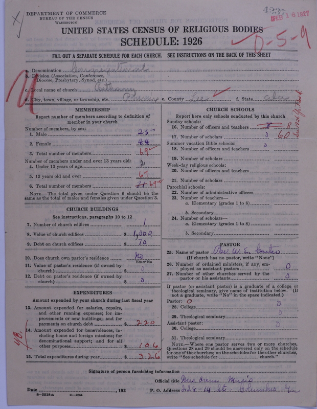 Scan of Congregational Churches: 4237