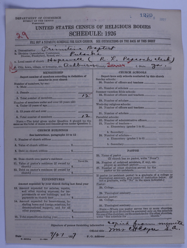 Scan of Primitive Baptists: 1270