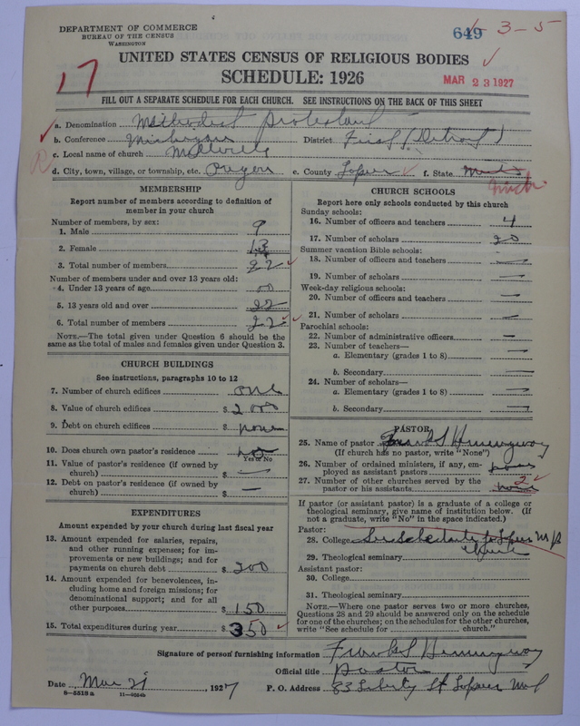 Scan of Methodist Protestant Church: 649