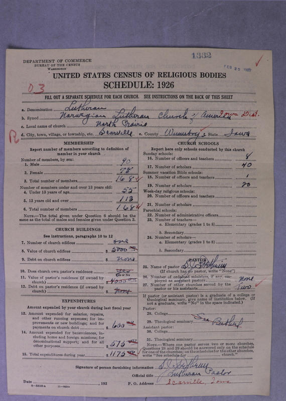 Scan of Norwegian Lutheran Church of America: 1332