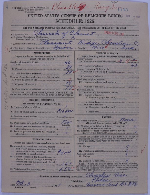 Scan of Disciples of Christ: 1145