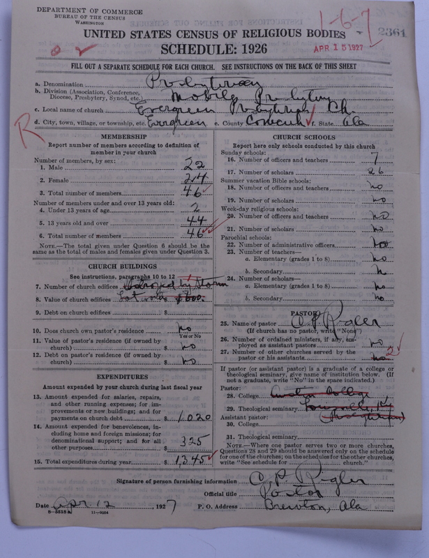 Scan of Presbyterian Church in the United States: 2361