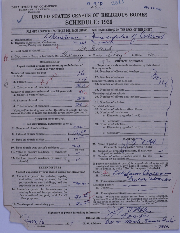 Scan of Disciples of Christ: 2611