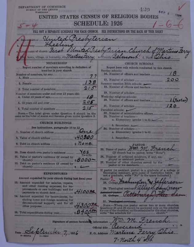 Scan of United Presbyterian Church of North America: 429