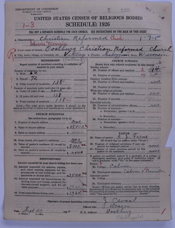 Scan of Christian Reformed Church: 153