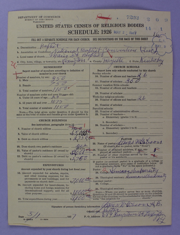 Scan of Negro Baptists: 7202