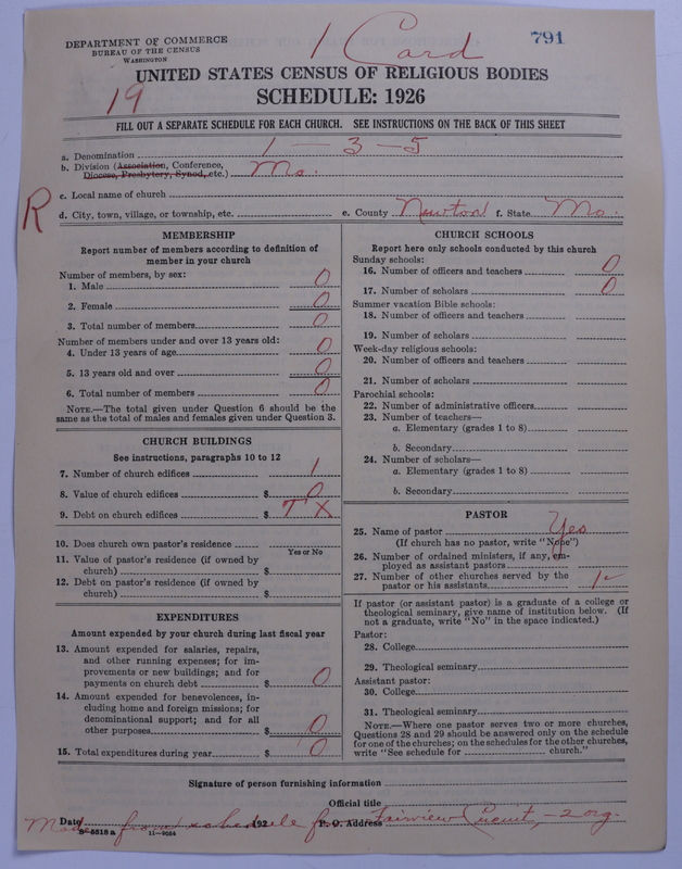 Scan of Methodist Protestant Church: 791