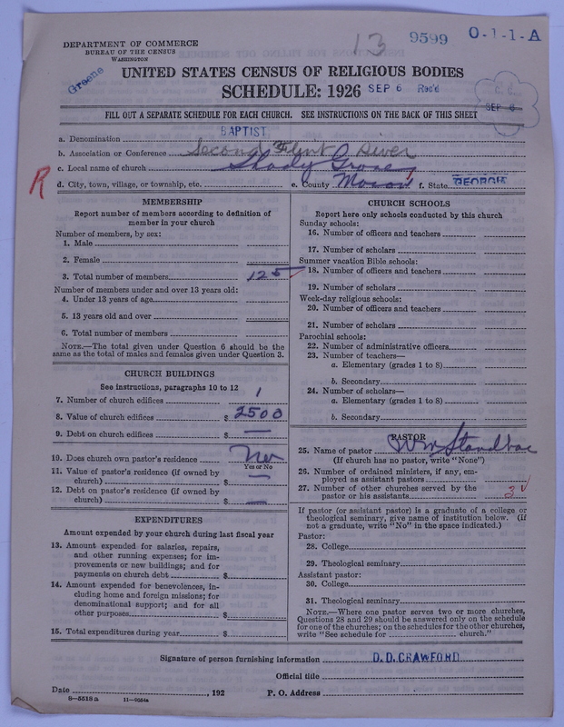 Scan of Negro Baptists: 9599