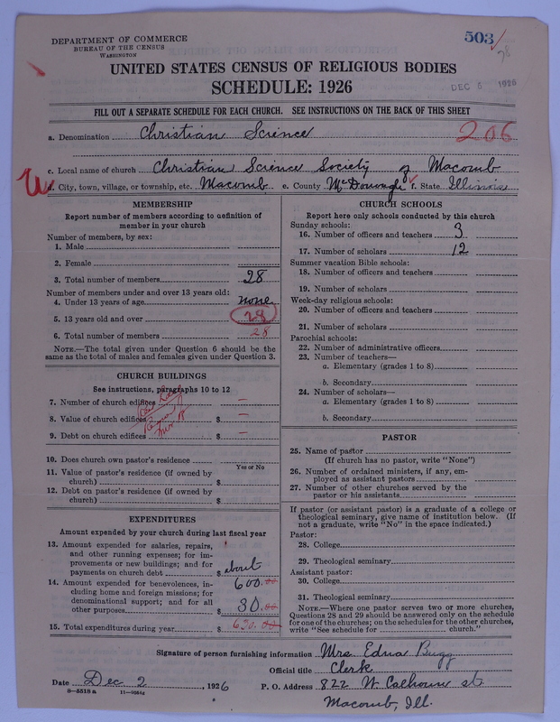 Scan of Church of Christ, Scientist: 503