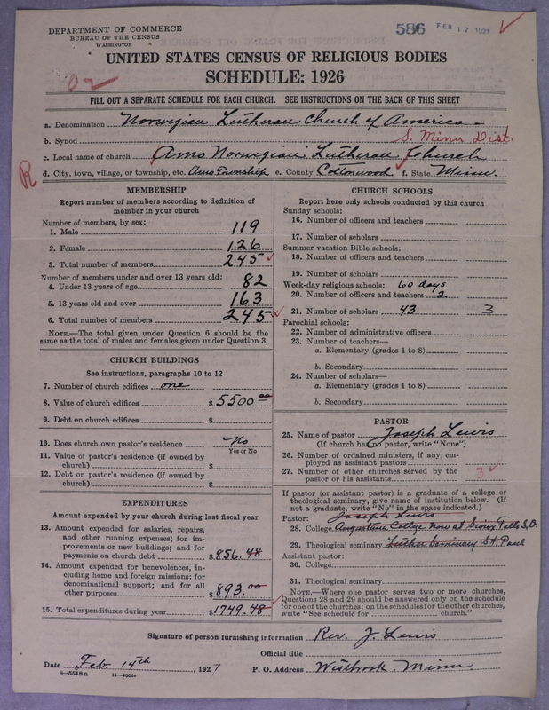 Scan of Norwegian Lutheran Church of America: 586
