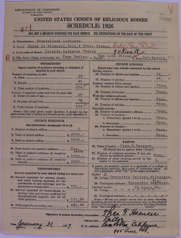 Scan of Evangelical Lutheran Synodical Conference of America: Evangelical Lutheran Synod of Missouri, Ohio, and Other States: 3829