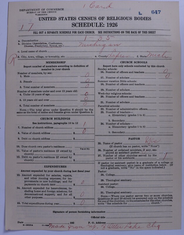 Scan of Methodist Protestant Church: 647