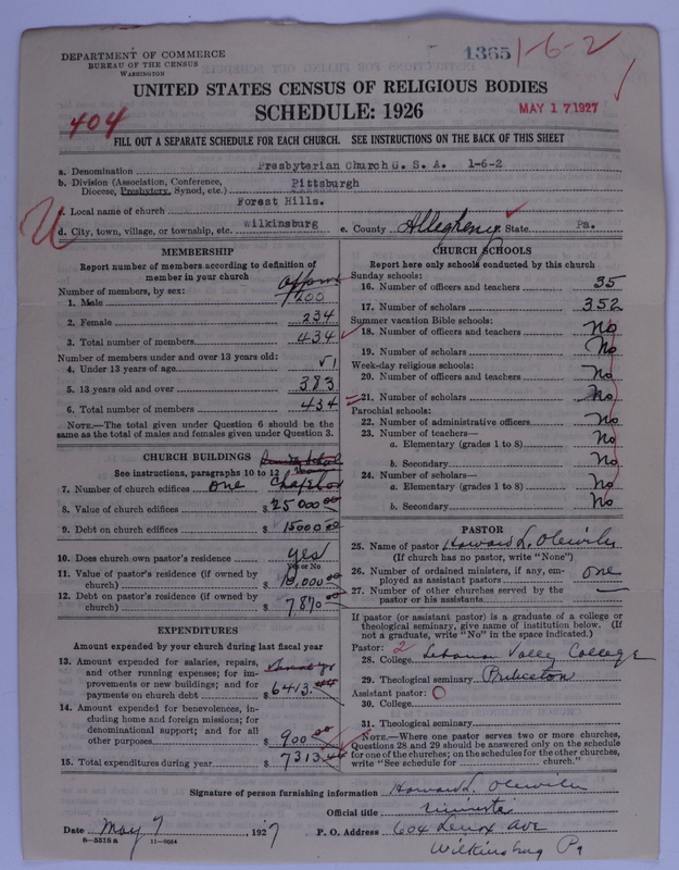 Scan of Presbyterian Church in the United States of America: 1365