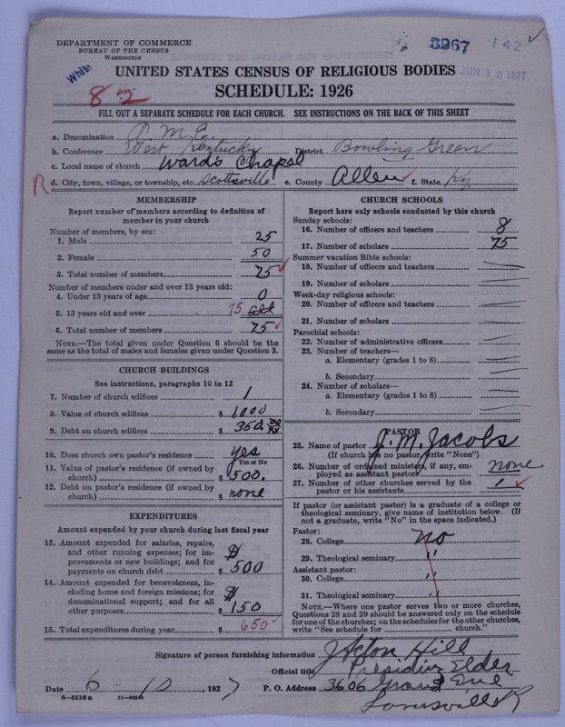Scan of African Methodist Episcopal Church: 3967