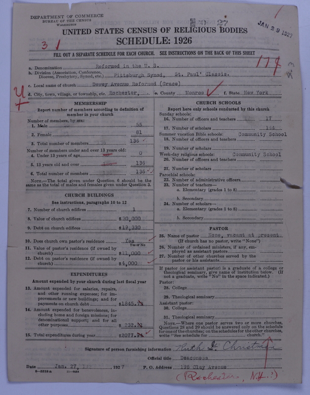 Scan of Reformed Church in the United States: 27