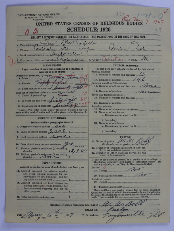 Scan of Free Methodist Church of North America: 427