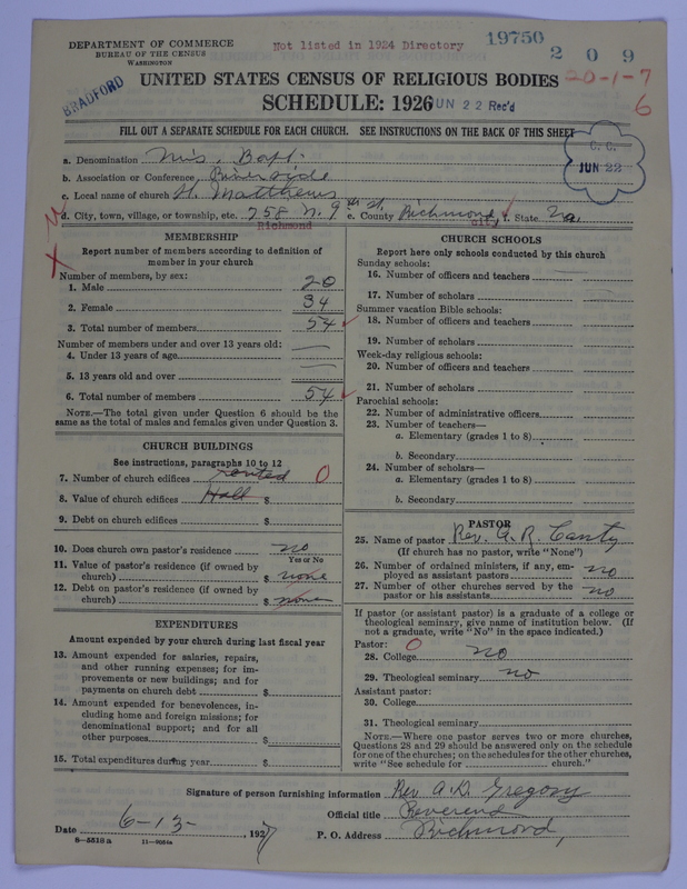 Scan of Negro Baptists: 19750