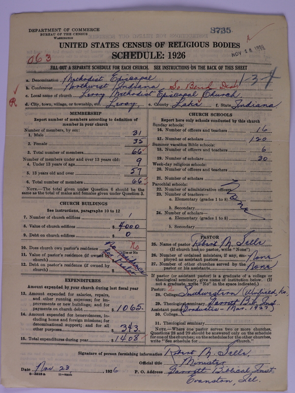 Scan of Methodist Episcopal Church: 8735