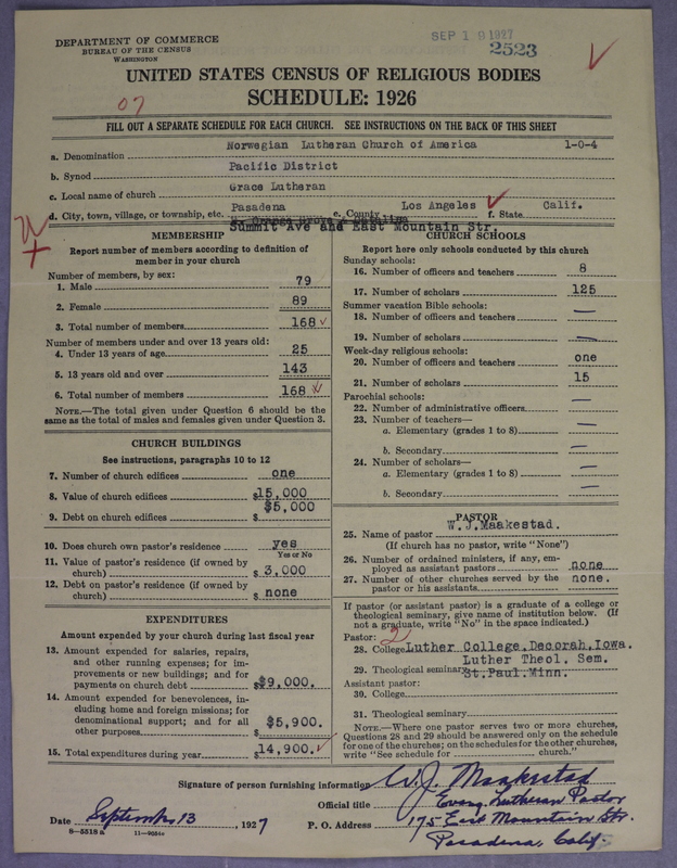 Scan of Norwegian Lutheran Church of America: 2524
