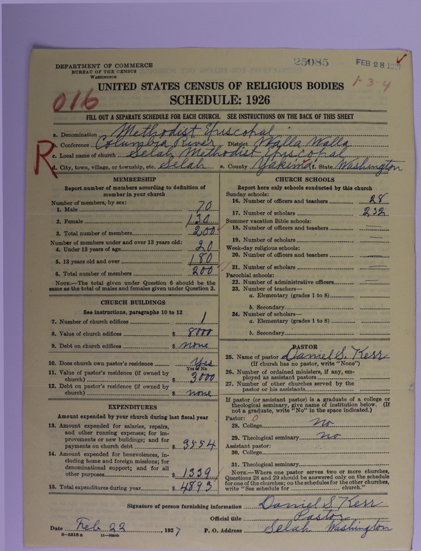 Scan of Methodist Episcopoal Church: 25085