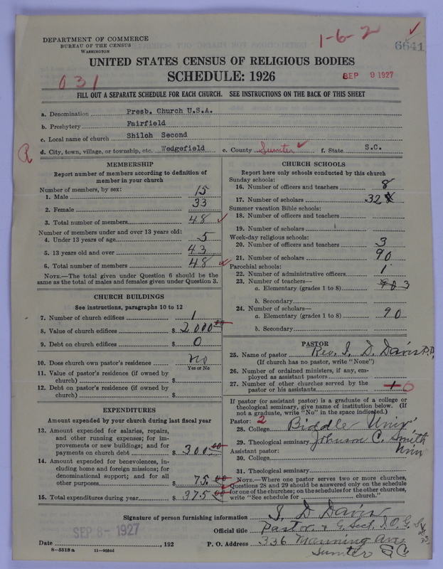Scan of Presbyterian Church in the United States of America: 6641
