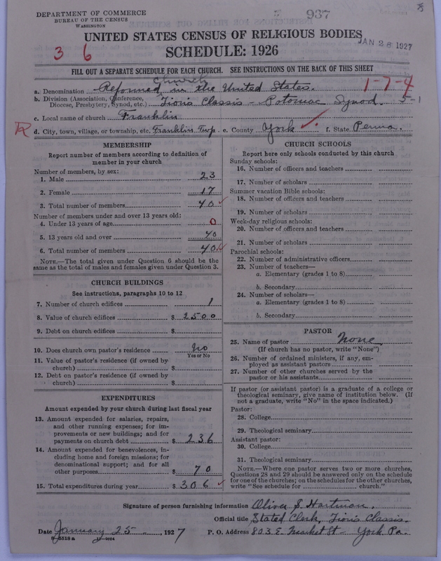 Scan of Reformed Church in the United States: 937