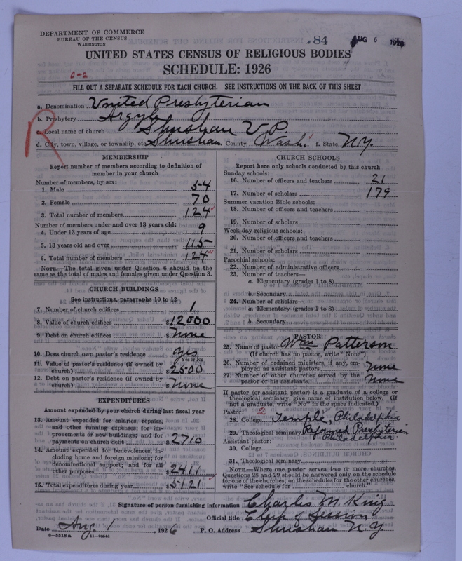 Scan of United Presbyterian Church of North America: 84