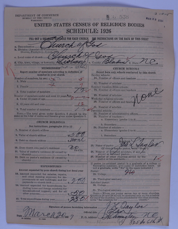 Scan of Church of God (Headquarters, Anderson, Ind.): 538