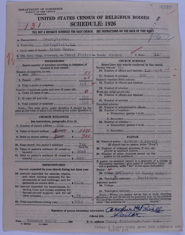 Scan of Presbyterian Church in the United States of America: 3737