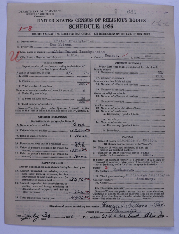 Scan of United Presbyterian Church of North America: 685
