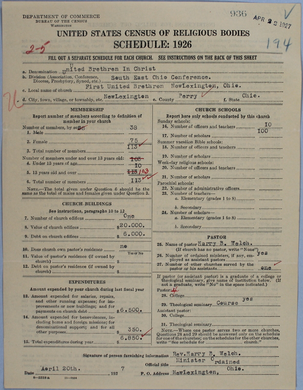 Scan of Church of the United Brethren in Christ: 936