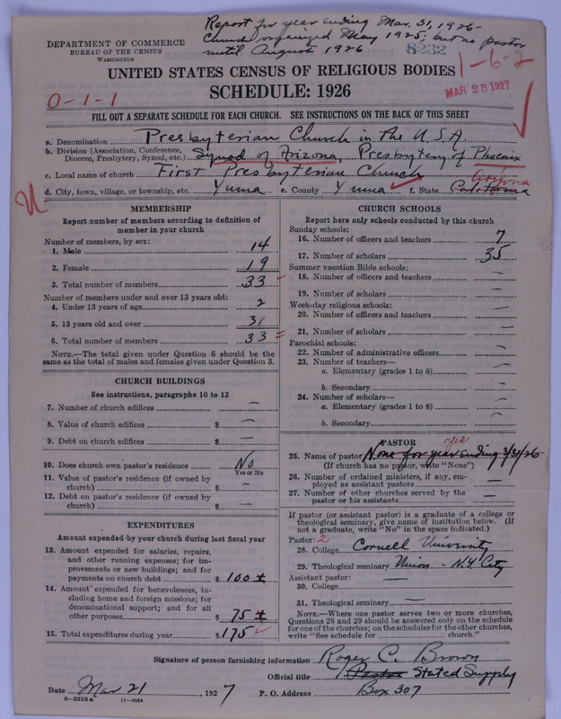 Scan of Presbyterian Church in the United States of America: 8232