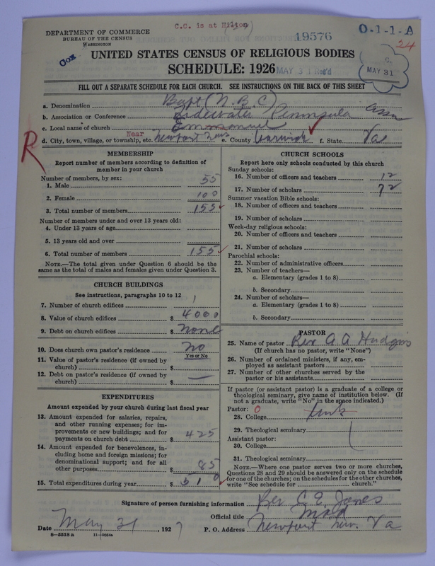 Scan of Negro Baptists: 19576