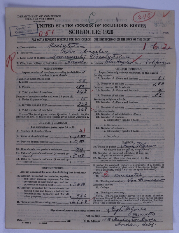 Scan of Presbyterian Church in the United States of America: 8720