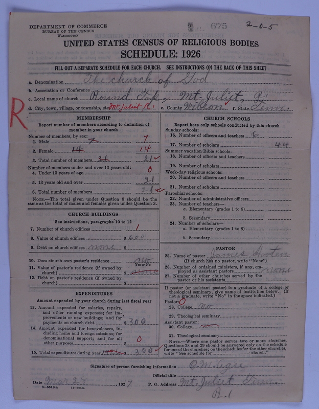 Scan of Church of God (Headquarters, Anderson, Ind.): 675