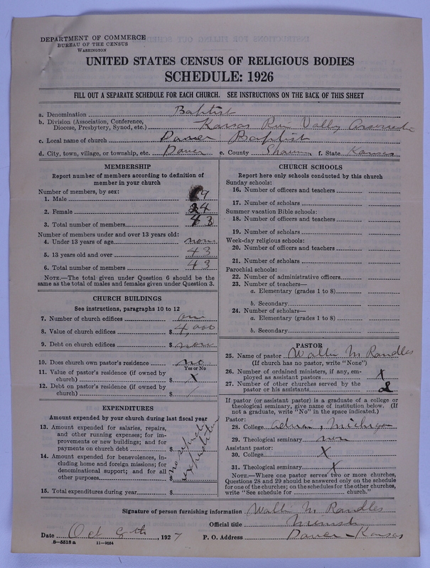 Scan of Federated Churches: 132