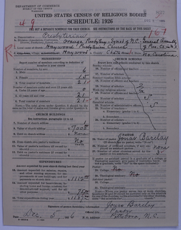 Scan of Presbyterian Church in the United States: 827