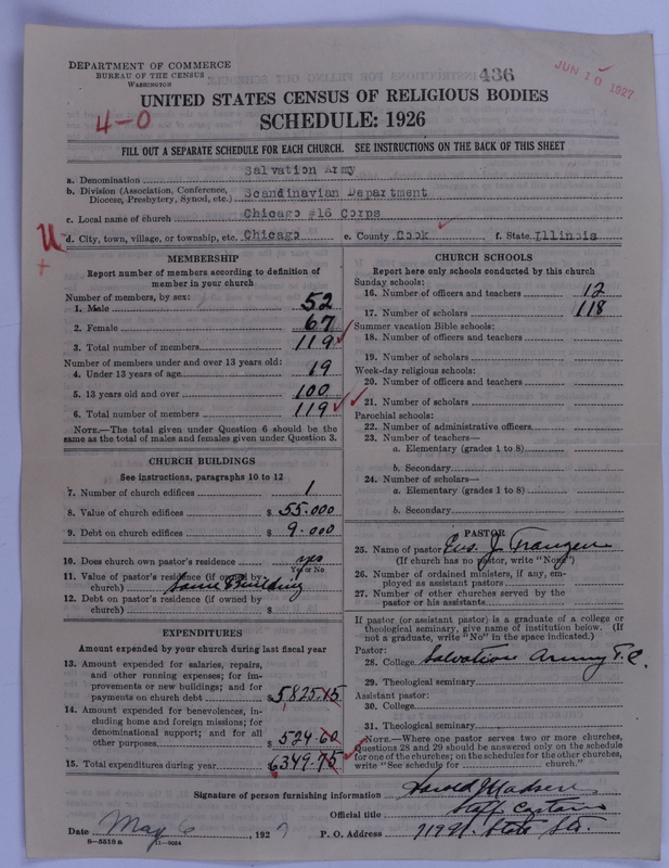 Scan of Salvation Army: 436
