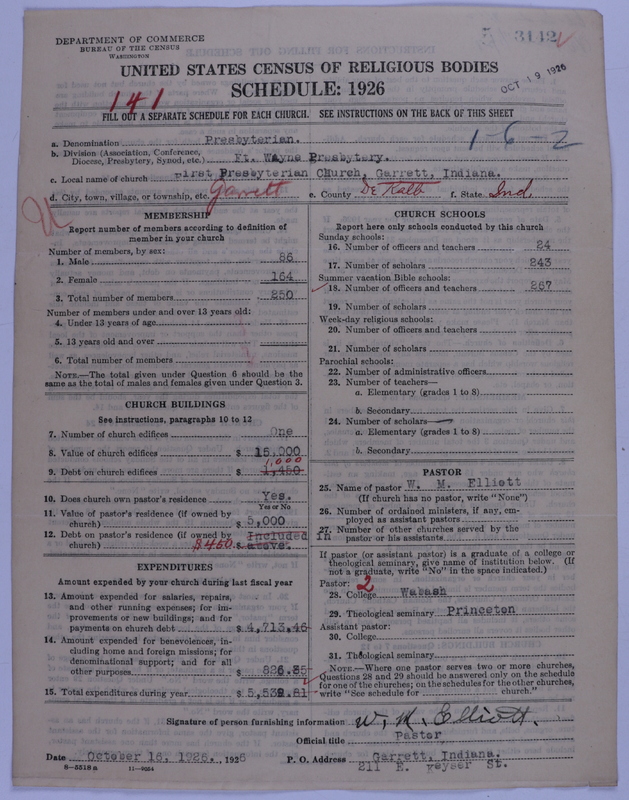 Scan of Presbyterian Church in the United States of America: 3142