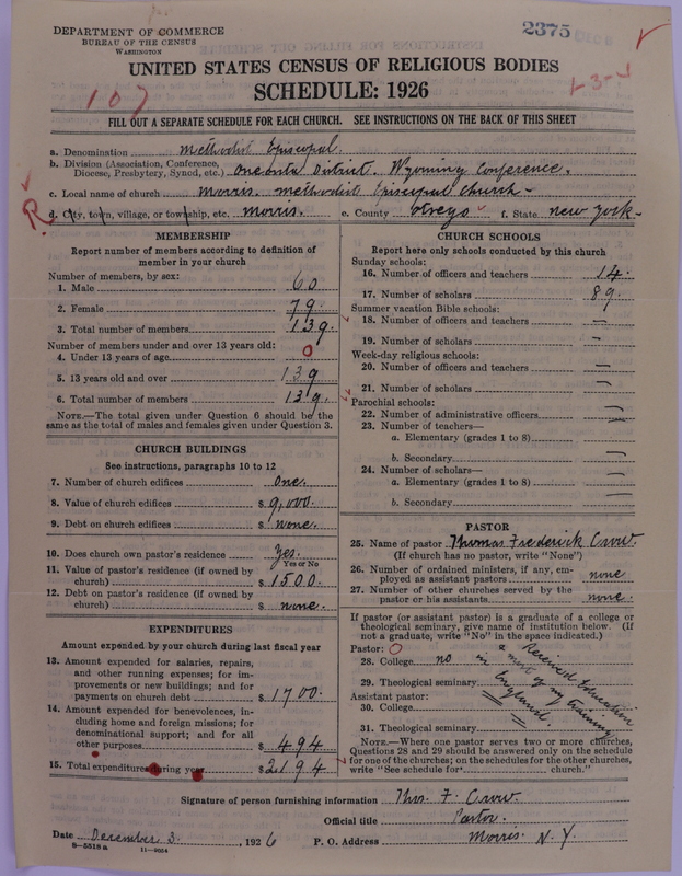 Scan of Methodist Episcopal Church: 2375