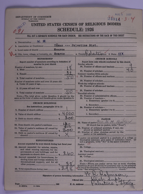 Scan of Methodist Episcopal Church: 24014
