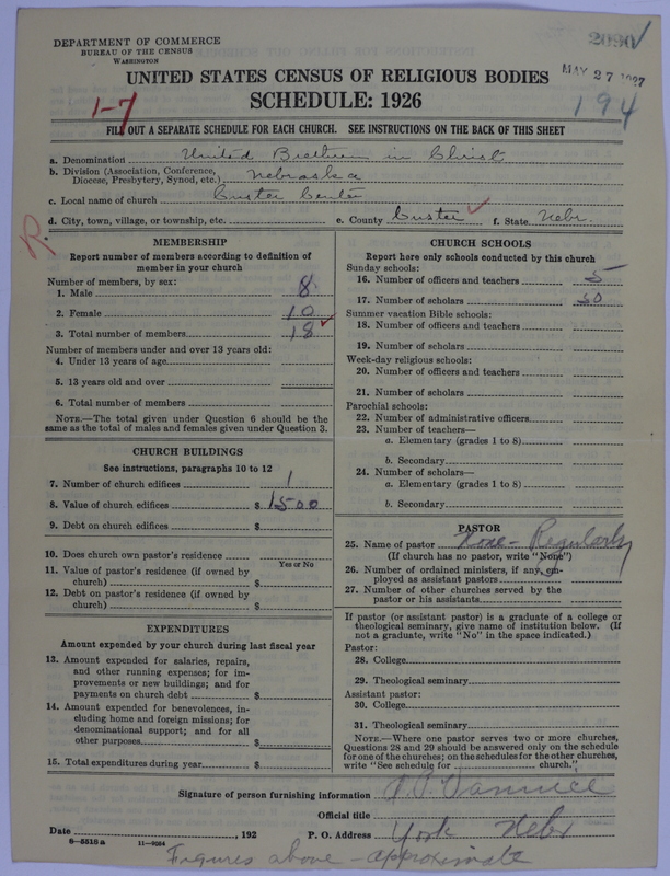 Scan of Church of the United Brethren in Christ: 2090