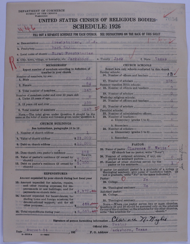Scan of Presbyterian Church in the United States of America: 7654