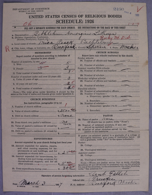 Scan of Norwegian Lutheran Church of America: 2491